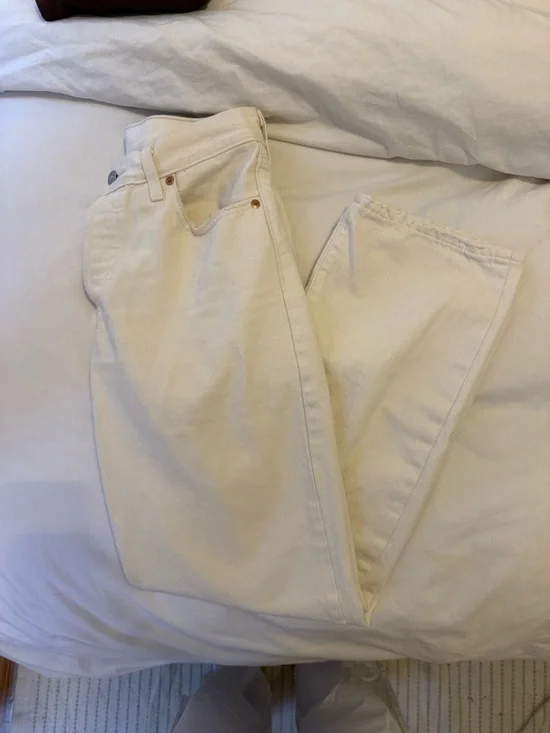 Levi's 501 90s Jeans Ecru - sz 25x30 - Picture 3 of 7